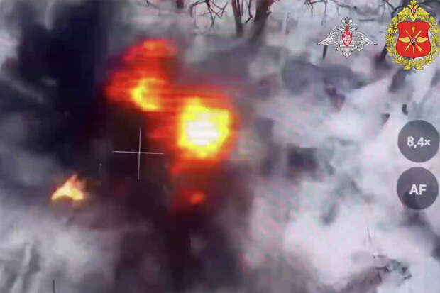 Минобороны России опубликовало кадры освобождения Комаровки в Сумской области