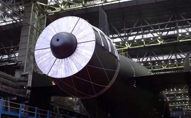 В Северодвинске спустили на воду первый носитель «Посейдонов