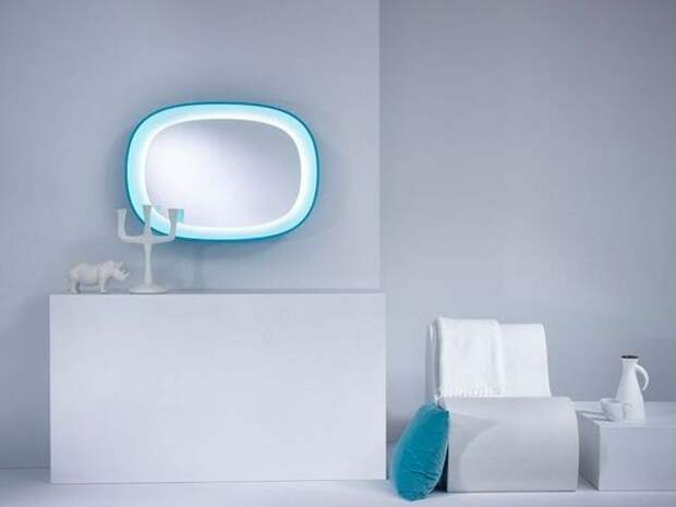 Зеркало с подсветкой в ванной комнате: идеи оформления