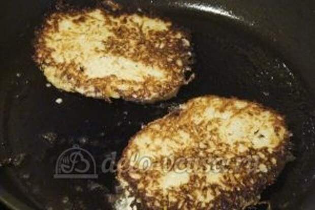 Картофельные драники с мясом: Жарим с двух сторон