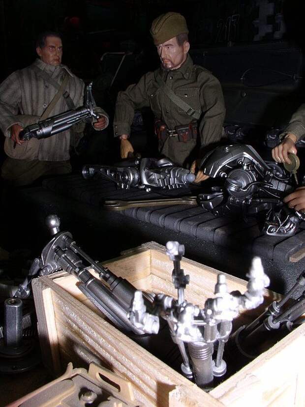 куклы, миниатюра, терминатор