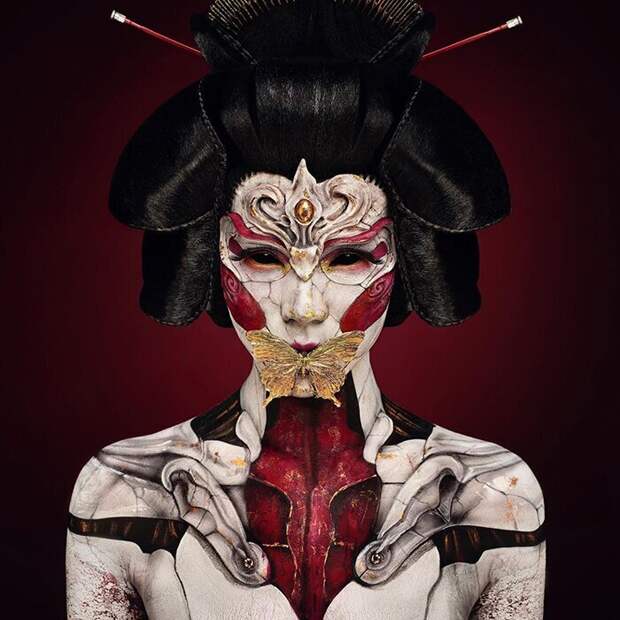 Фотография: Впечатляющий боди-арт со спецэффектами от японского SFX художника Amazing Jiro №9 - BigPicture.ru
