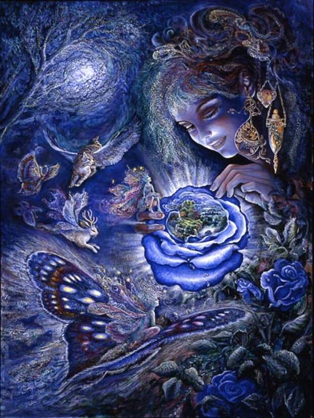Fantasy in blue