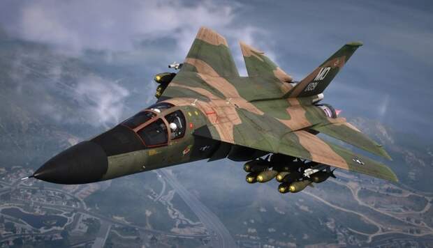 F-111 Aardvark может развить скорость в 2,5 Маха/ Фото: gta5-mods.com