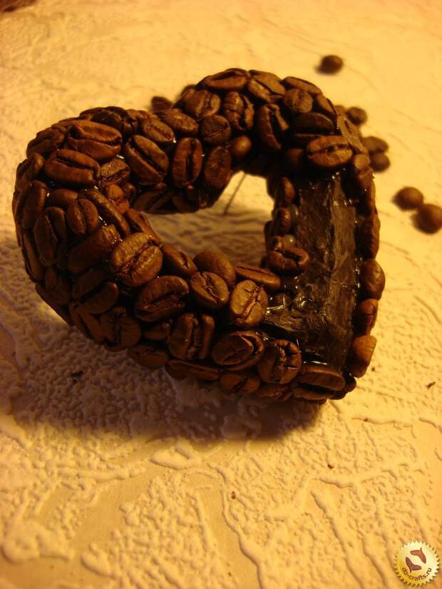 Сердце из кофейных зерен 29