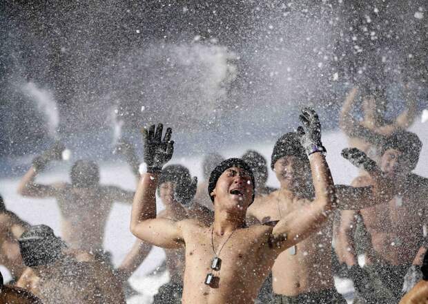 Зимние учения южнокорейского спецназа армия, события, фото
