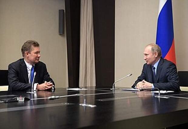 Встреча с главой компании «Газпром» Алексеем Миллером