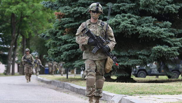 В Каунасе избили пьяного американского военного 