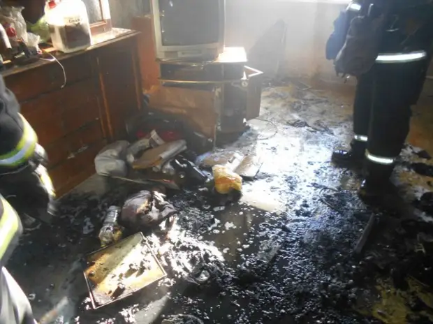 В Бобруйске на пожаре спасен человек.