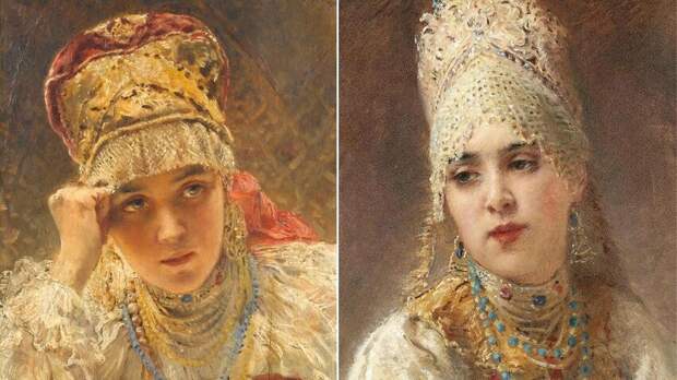 Традиционный костюм в картинах русских художников