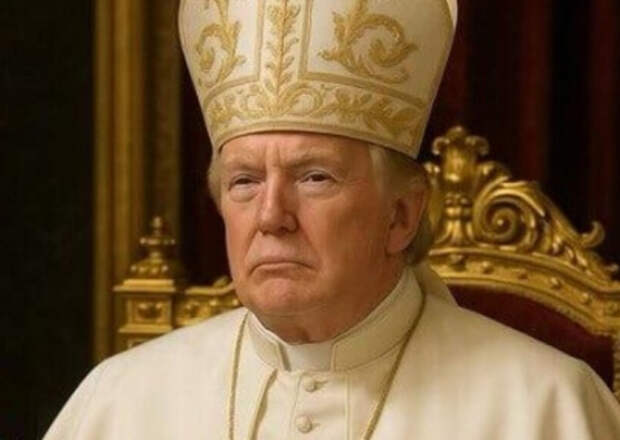Трамп выставил своё фото в соцсети в образе Папы Римского Трамп выставил своё фото в соцсети в образе Папы Римского