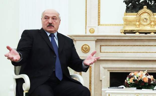 На фото: президент Белоруссии Александр Лукашенко во время встречи с президентом России Владимиром Путиным в Кремле