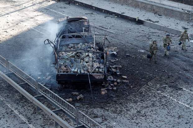 Российские военные уничтожили большую часть техники ВСУ под Красным Лиманом