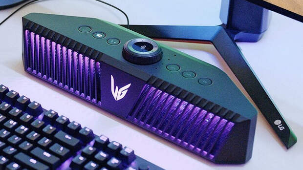 Игровая колонка LG UltraGear GP9 в виде продвинутой звуковой панели