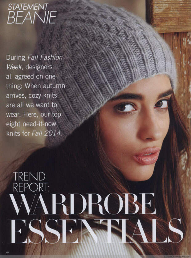 Vogue Knitting 2014 秋 - 紫苏 - 紫苏的博客 Vogue Knitting 2014 秋 - 紫苏 - 紫苏的博客