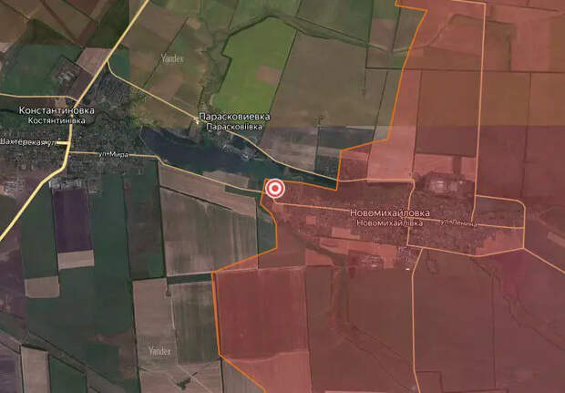 Российские морпехи освободили Новомихайловку