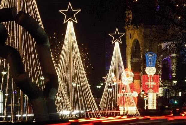 Рождественское настроение в Берлине, Германия.