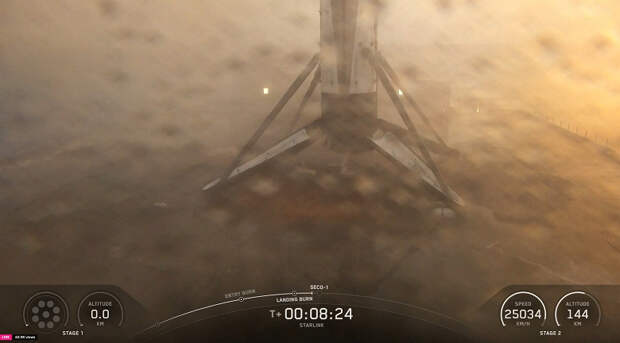 SpaceX совершила 400-ю посадку ракеты на морскую платформу