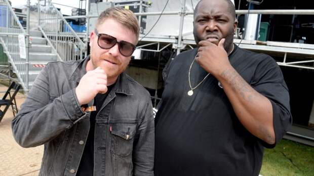 El-P and Killer Mike of Run the Jewels. The duo will release their new album 'RTJ2' in October.