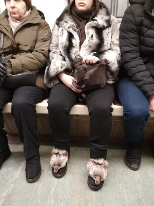 Чудаки и модники из метро