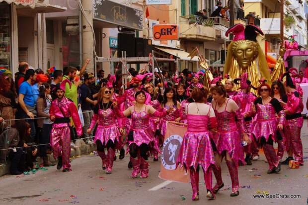 карнавал, фото, греция, крит