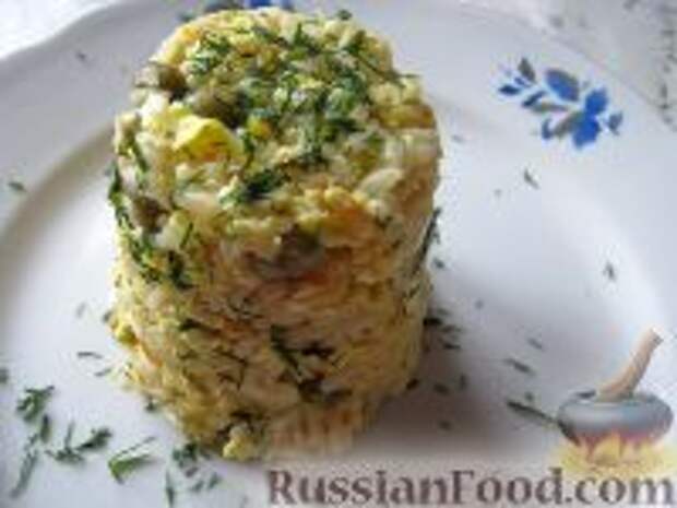 Фото к рецепту: Запеканка рисовая с овощами