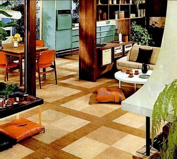 1961 год. Дизайн гостиной