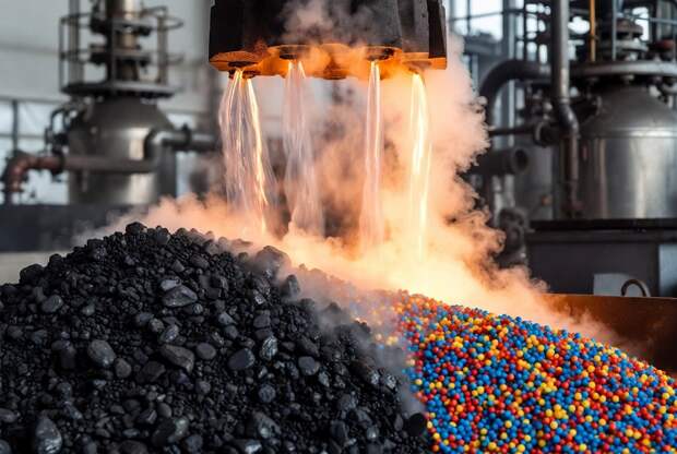 Китай запустит заводы для производства пластика из угля вместо нефти