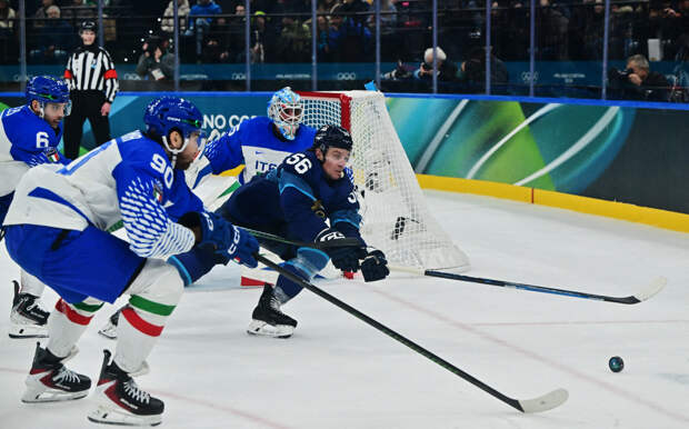 Финляндия разгромила Италию со счетом 11:0 на хоккейном турнире Олимпиады