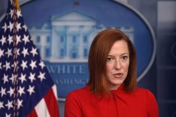 FILE PHOTO: U.S. White House Press Secretary Jen Psaki holds the daily briefing at the White House in Washington, D.C., U.S. February 17, 2021. REUTERS/Leah Millis