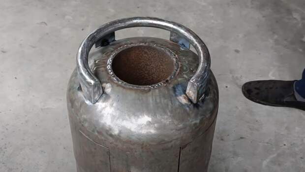 Как сделать печь-мангал из газового баллона