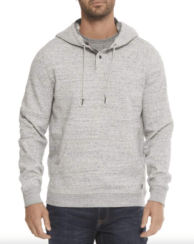Bensenville Flannel-Lined Hooded Henley