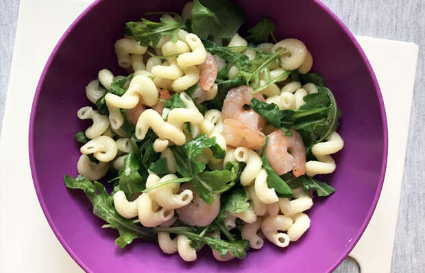 Макароны с креветками. Макароны с креветками.