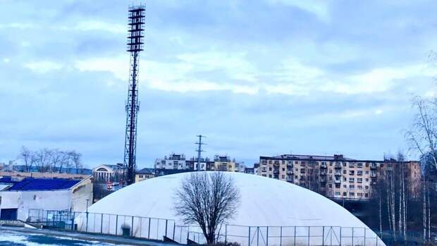 «Сдутый» спорткомплекс вновь заработает на стадионе в Петрозаводске