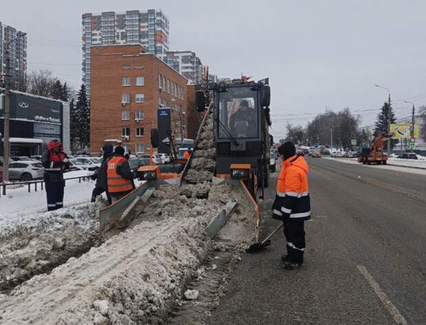 За сутки с улиц Тулы вывезено 5,3 тысячи кубометров снега