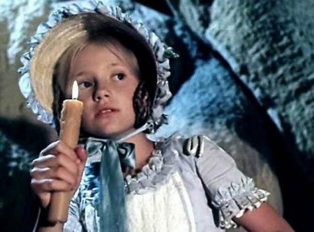 Мария Миронова, кадр из фильма «Приключения Тома Сойера и Гекльберри Финна». / Фото: www.yandex.net