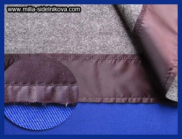 Фальшивая подгибка изделия МК (diy)