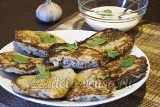 Картофельные драники с мясом