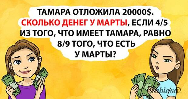 Определяем, как хороши вы в математике: сколько денег у Марты?