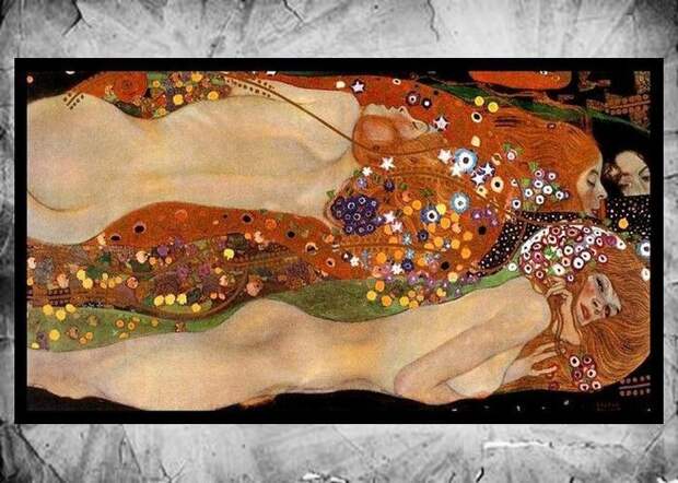 Фрагмент картины Густава Климта «Водяные змеи II», 1904-1907 годы. Фрагмент картины Густава Климта «Водяные змеи II», 1904-1907 годы.