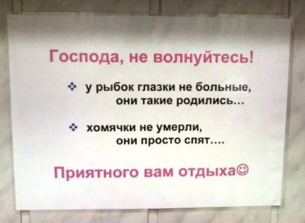 Смешные объявления, приколы в рекламе
