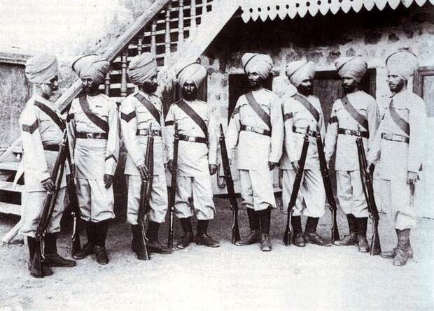Сикхи 35-го полка в Судане, 1896 год - Сикхи: на службе империи и республики | Военно-исторический портал Warspot.ru