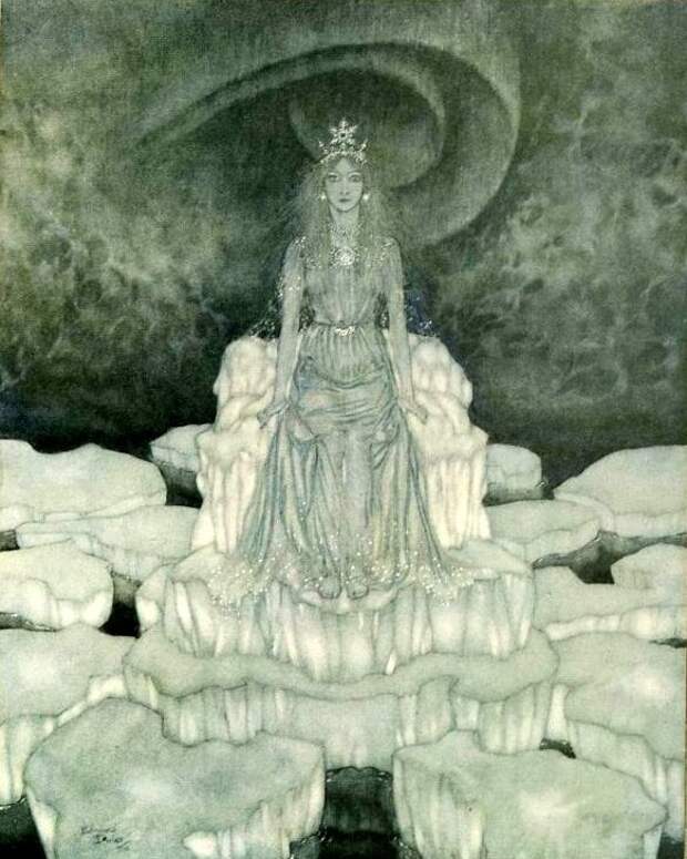 Ганс Христиан Андерсен - Снежная королева (иллюстрация Эдмунда Дюлака)