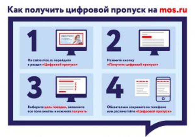 Жители столицы смогут оформить пропуск на портале mos.ru