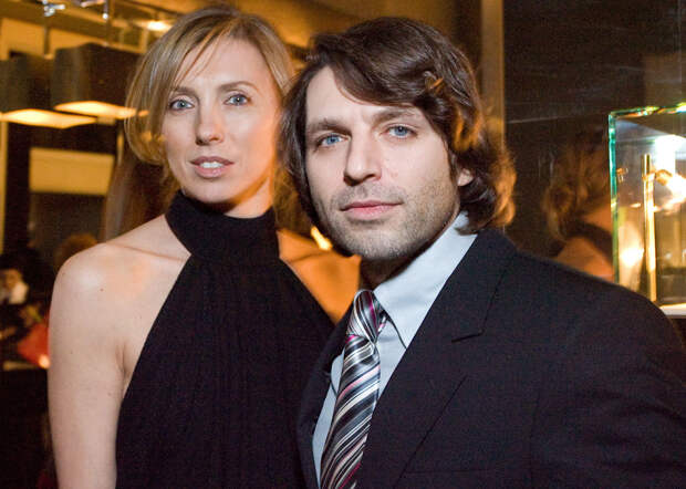 Светлана Бондарчук и Николай Усков на церемонии награждения «GQ 100 самых стильных» в ресторане GQ Bar, 20 февраля 2008 года