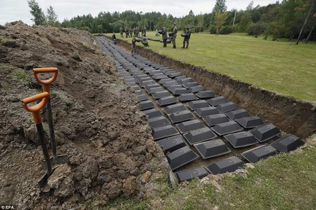 Останки 1400 немецких солдат перезахоронили под Петербургом Великая Отечественная, блокада, война, ленинград, немцы, петербург, солдаты, фашисты