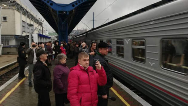 В Севастополь прибыл первый поезд с Санкт-Петербурга