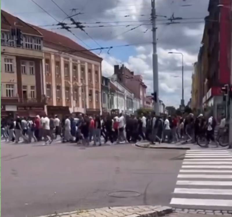 В Чехии прошла демонстрация цыган, требующих защиты от украинских беженцев