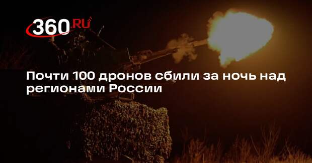 Минобороны: силы ПВО сбили 97 БПЛА в течение ночи