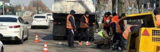 Ремонт дорог начался в Алматы